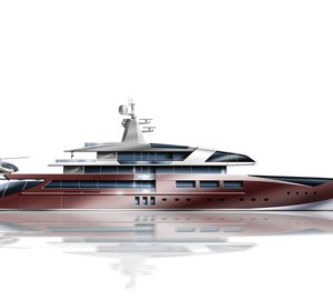 Latest 70m mega yacht concept designed by Joachim Kinder