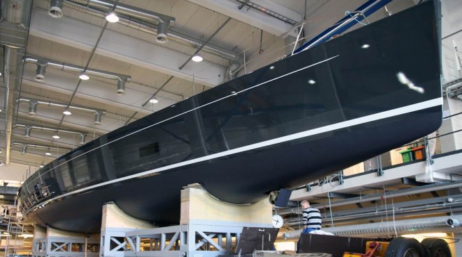 Launch of the 32m Baltic superyacht INUKSHUK attended by MCM