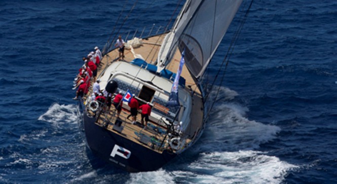 Luxury charter yacht P2 at the Superyacht Cup Palma 2013 - Photo credit to www.clairematches.com