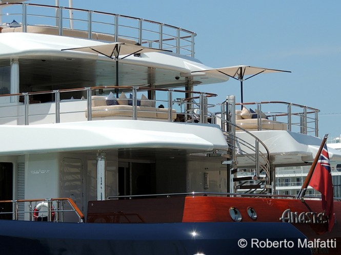 Luxury mega yacht ANASTASIA