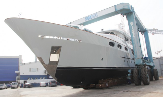 Luxury motor yacht Keyla after refit