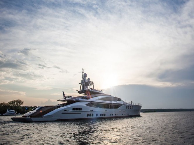Luxury motor yacht Lady M - Photo credit to Chris Miller Photography