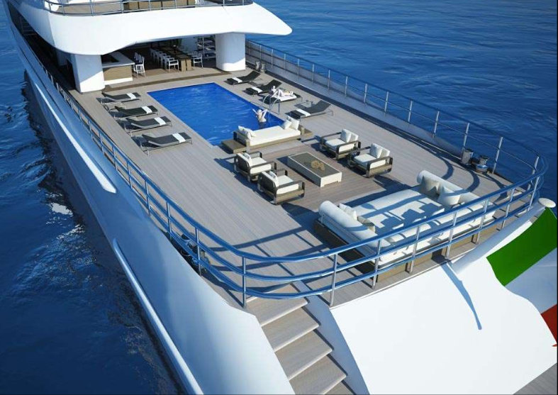 Luxury yacht Project Beach concept - Exterior — Yacht Charter ...