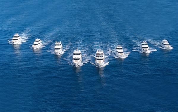 Luxury yachts built by Horizon