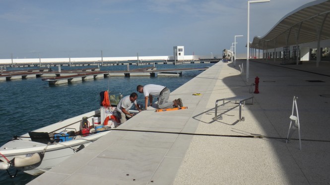 Marina del Gargano preparing for its opening