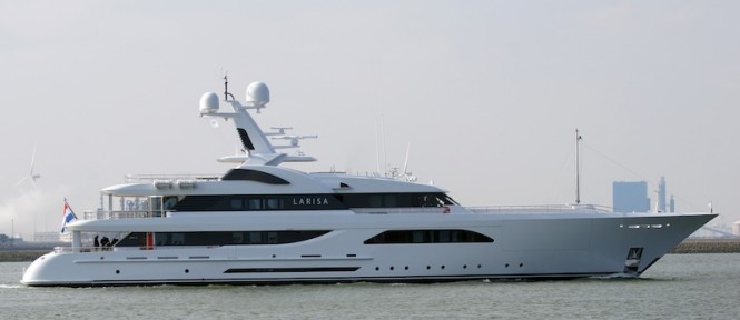 Motor yacht LARISA - Photo by Kees Torn