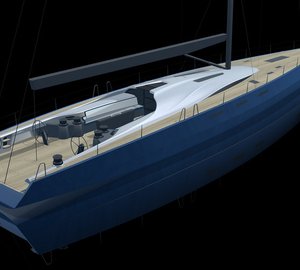 Sailing yacht INFINITI 100 S with interior design by Design Unlimited