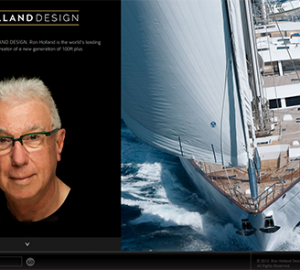 New Website and Corporate Branding Launched by World’s Leading Yacht Designer Ron Holland