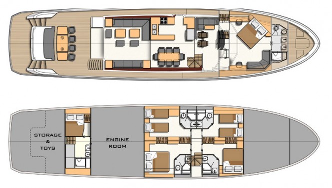 OceanClass 88 Yacht - Layout