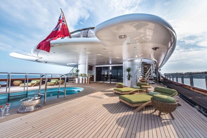 Oceanco mega yacht NIRVANA -  Aft Deck