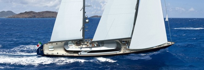 Perini Navi sailing yacht Seahawk (Hull C.2193) featuring thrusters by Ocean Yacht Systems (OYS)