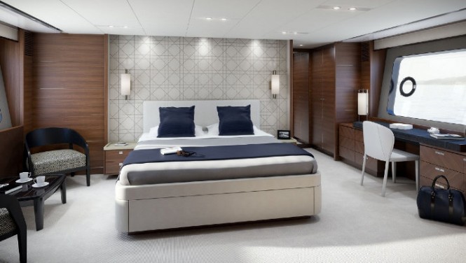 Princess 88 Yacht - Owners stateroom