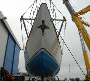 Newly refitted 90ft sailing yacht WAVELENGTH (ex Boo Too) re-launched by Holland Jachtbouw
