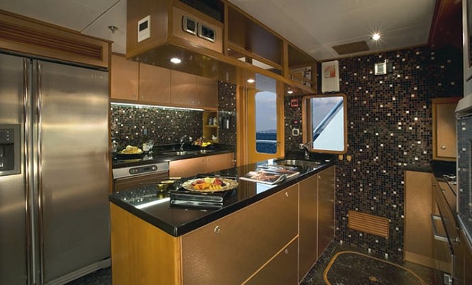 Relentless Yacht - Galley Photo by N. Rabinowitz