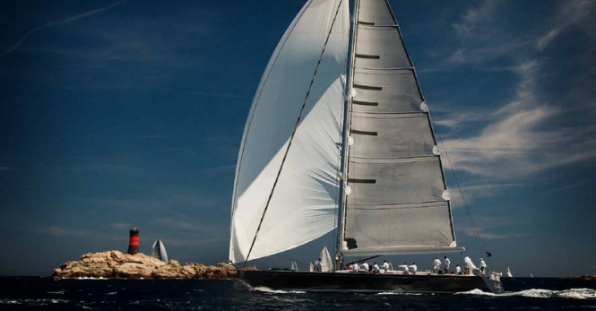 SW 94 superyacht Windfall on Race Day 4