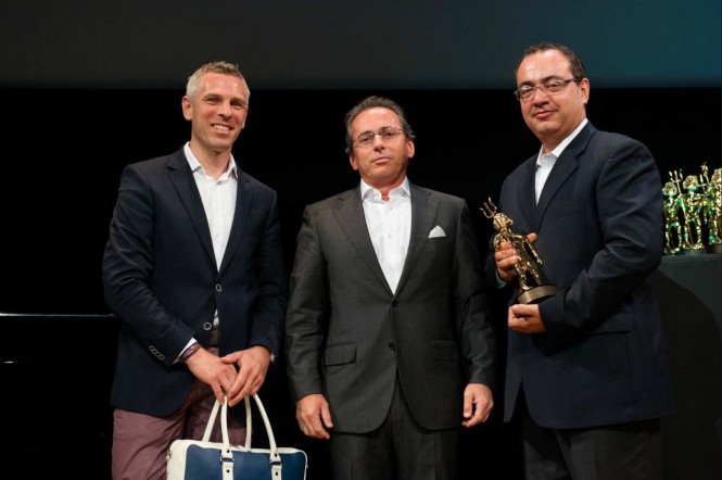 Sam Sorgiovanni with SBDA 2013 for Oceanco superyacht Nirvana