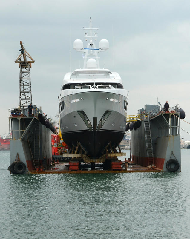 Superyacht Ileria ready to hit the water Superyacht Ileria ready to hit the water