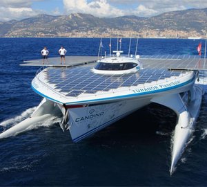 PlanetSolar at Dennis Conner's North Cove in NYC