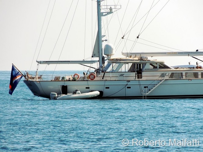 luxury yacht Galileo - Photo by Roberto Malfatti