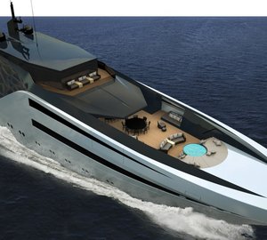 65m modern explorer yacht ANACONDA concept by Young Designer of the Year finalist 2013 Juan Ortiz Rincon