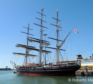 Photos of 75m Tall Ship STAD AMSTERDAM in Tuscany, Italy