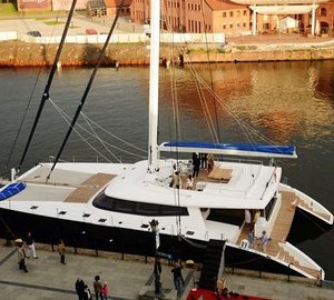 Premiere and first sea trials for 80 Sunreef Carbon Line sailing yacht LEVANTE