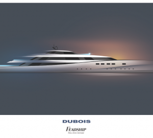Latest 90m mega yacht P0513 concept designed by Dubois Naval Architects for Feadship