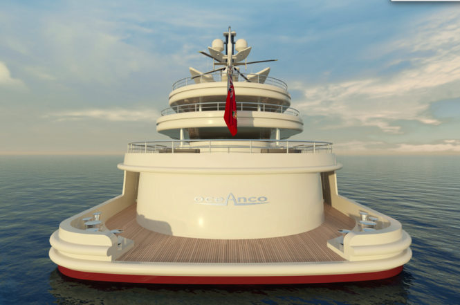 91.5m DP031 mega yacht concept by Oceanco