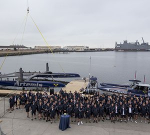 Launch of new AC72 yacht Artemis Racing
