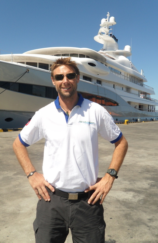 APS Indonesia Richard Lofthouse at Bali harbour