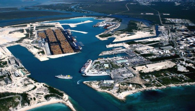 Aerial view of Bradford Marine The Bahamas