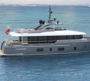 Latest motor yacht DISCOVERY 88 Crossover concept unveiled by Horacio Bozzo Design