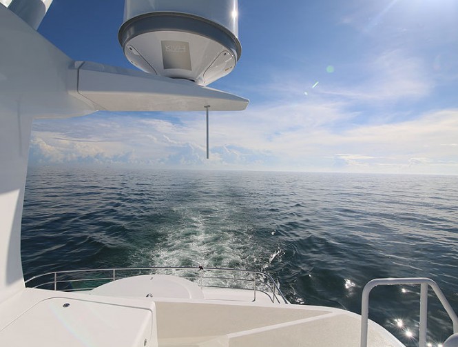 Aurora Yacht on her way from Hong Kong to Vancouver - Calm Conditions