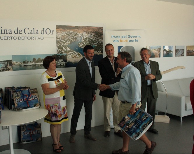 Blue Flag for three ports of IPM Group Blue Flag for three ports of IPM Group