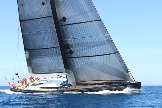 Charter yacht P2 with a full set of Doyle sails
