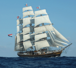 King Willem-Alexander of the Netherlands on board Dykstra-designed STAD AMSTERDAM Yacht