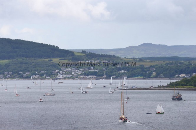 Fife Regatta Day 3, Cruise up the Kyles of Bute to Tighnabruaich - Photo credit Marc Turner /PFM