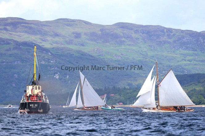 Day three of the Fife Regatta, Cruise up the Kyles of Bute to Tighnabruaich - Photo credit Marc Turner /PFM