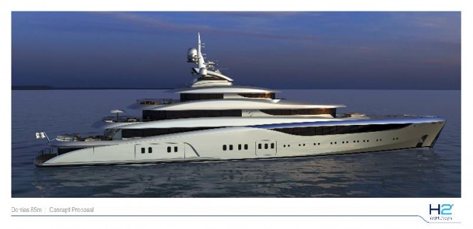 Dorriem Maritime Services' first 85m platform for motor yacht Graceful now ready