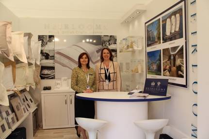 Heirlooms finest linens on display