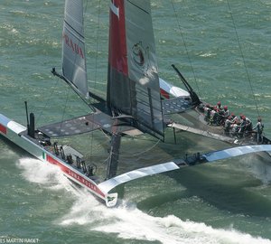 One point for Luna Rossa Challenge at Louis Vuitton Cup