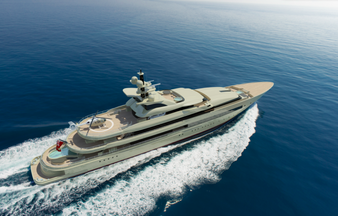 Luxury mega yacht concept DP031 from OCEANCO