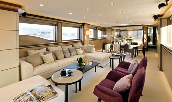 Luxury yacht AGORA - Saloon
