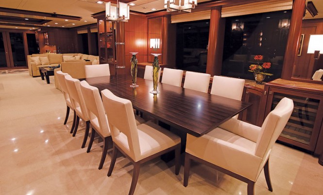Luxury yacht Aurora - Dining