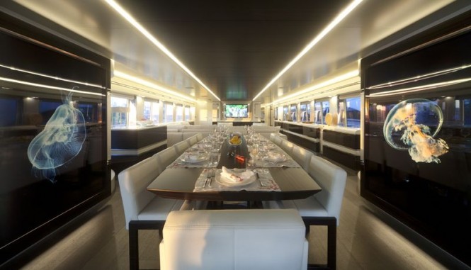 Luxury yacht Keyla - Dining