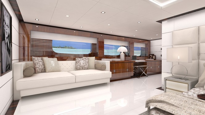 Luxury yacht Nameless - Owners Cabin