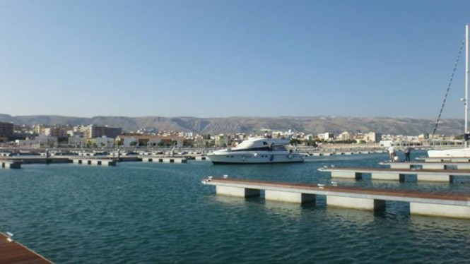 Marina del Gargano positioned in the popular summer yacht charter destination - Italy