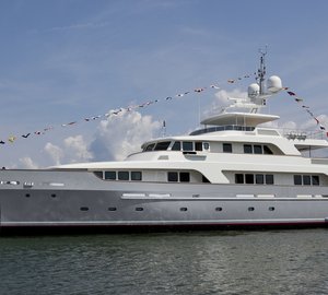 Newly launched Codecasa 42 Vintage Yacht Hull F75 by Codecasa Shipyards