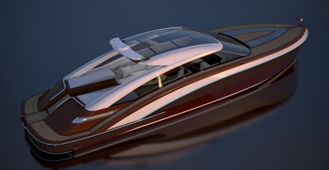 Onyx 41 mega yacht tender design concept by DeBasto and Hodgdon