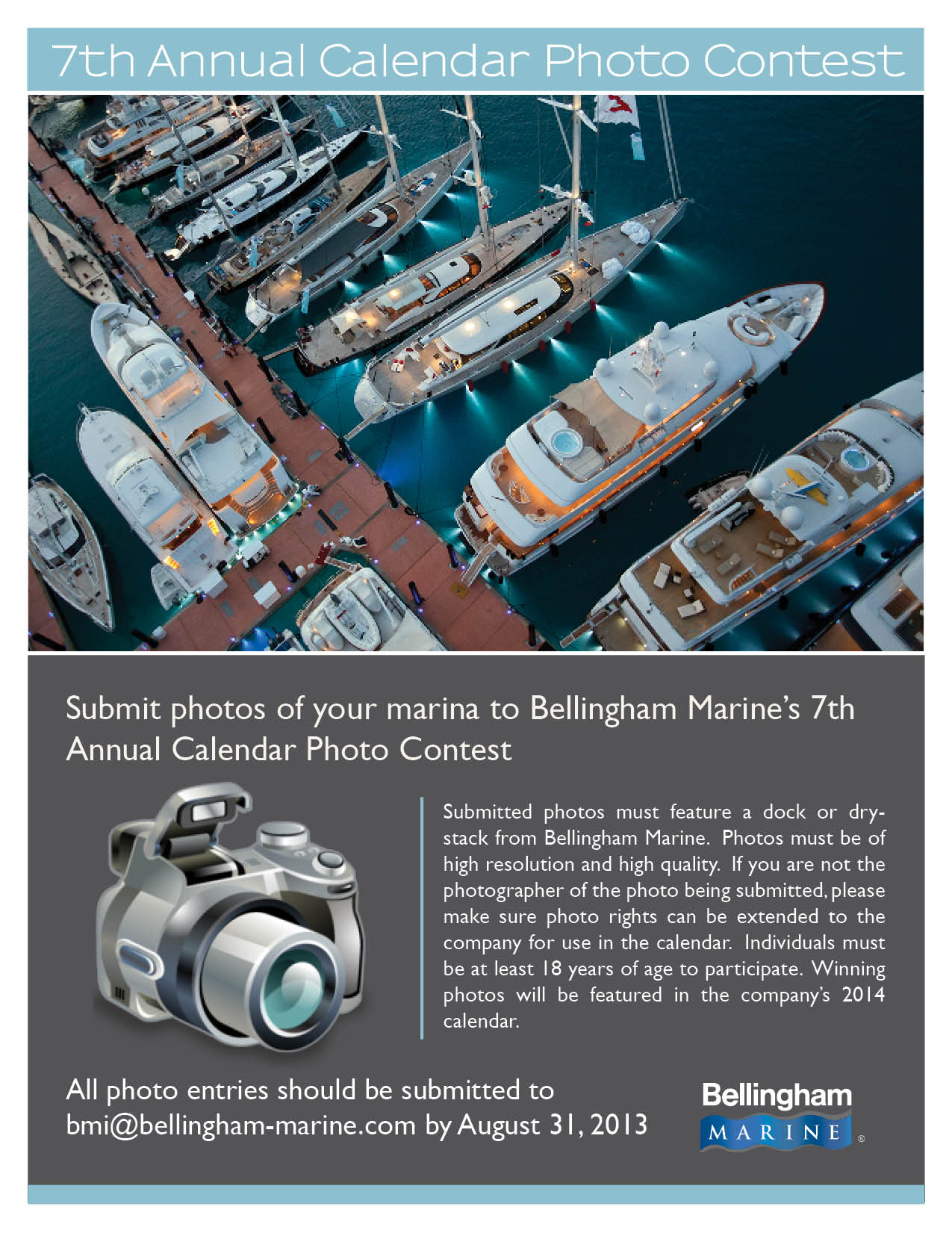 Bellingham Marine announces call for entries for 7th annual Calendar